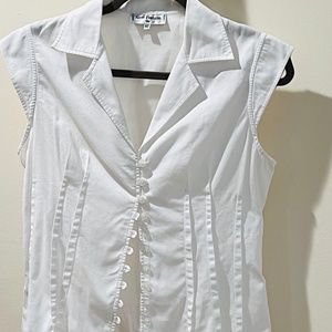 Anne Fontaine Button up white blouse